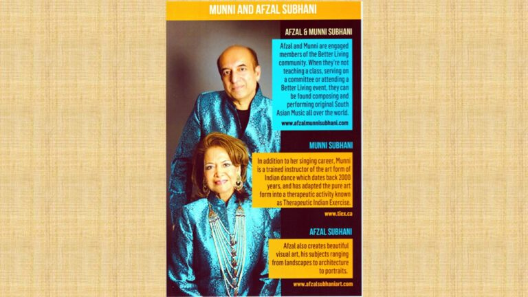 *Benefits of Munni Subhani's Therapeutic Indian Healing Dance ...